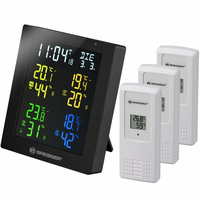 ClimaTemp Higro Quadro barvna Termo-/Higrometer vremenska postaja