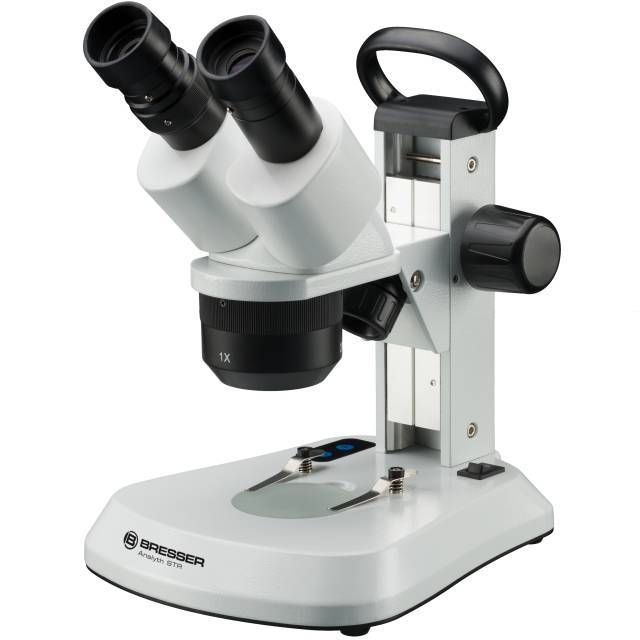 BRESSER Analyth STR 10x – 40x stereo mikroskop z odbito in prepustno svetlobo s kamero v okularju MikrOkular Full HD