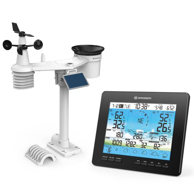 BRESSER 7-in-1 Solar 6-Day 4CAST PRO Wi-Fi Weather Station