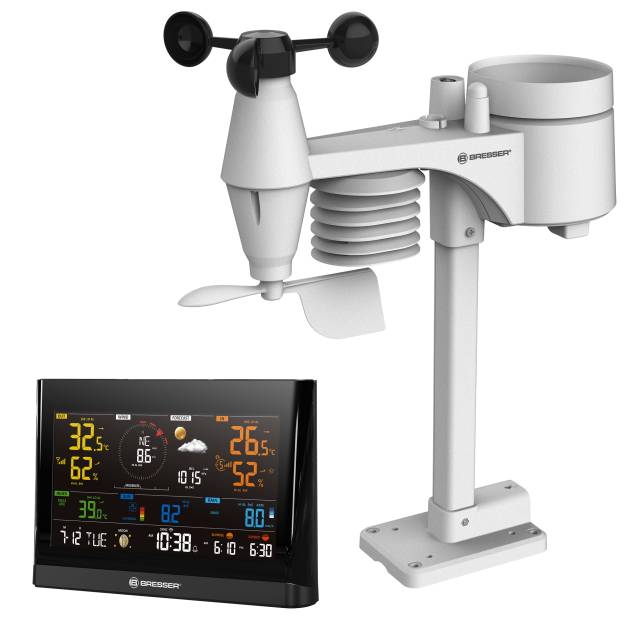 BRESSER WLAN Comfort Weather Station with 7-in-1 professional sensor