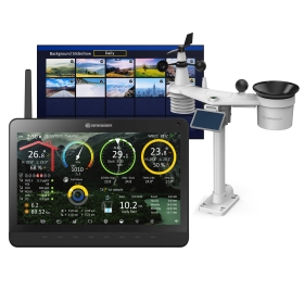 BRESSER MeteoChamp 9-v-1 Wi-Fi vremenska postaja z digitalnim foto okvirjem