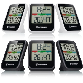 BRESSER Climate Monitor termo-higrometer z DCF uro, set 3 kosov