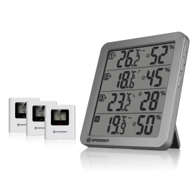 BRESSER Quadro NV termo-higrometer, siv