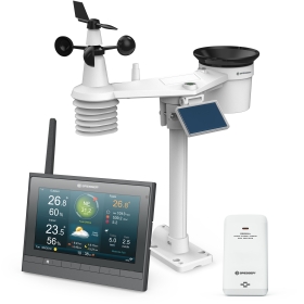 BRESSER MeteoChamp 7-v-1 HD Wi-Fi vremenska postaja z različnimi načini prikaza